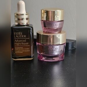 Estee Lauder Advanced Night Repair 1 oz & Resilience Multi Effect Moisturizer +
